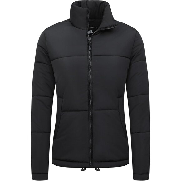 Women's Warm Winter Coat Waterproof Puffer Jacket Full-Zip Lightweight Winter Ja - Picture 2 of 7